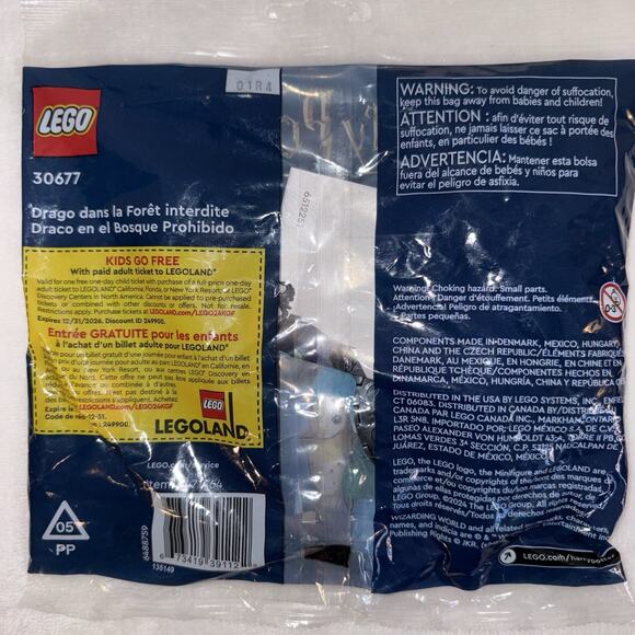 Lego Harry Potter Draco in the Forbidden Forest Set 30677 New Sealed 2024 - Picture 3 of 4